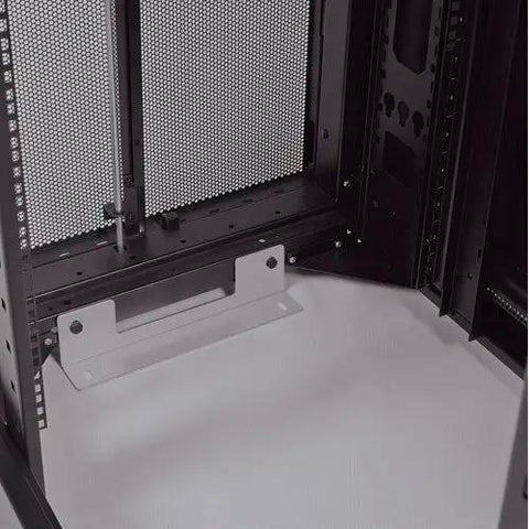 Interior view of 42U Server Rack Enclosure Cabinet With Doors And Side Panels For 19 Inch Gear, Standard 42 Inch Depth, black finish