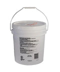 Bucket containing Poly Pull Line For Wire Pulling, Orange Tracer Cord, Light Duty Cable String, 6500 Foot Length, Made In USA