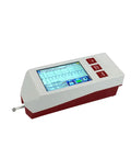 Rock Solid Portable Surface Roughness Tester And Split Type Digital Meter For Instant Metal And Plastic Parts Measurement With Ergonomic Handheld Design showing display and measurement probe.