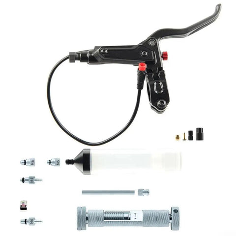 2-Pin Hydraulic Brake Lever For Ebikes And Scooters, Durable Aluminum Alloy Build, 22.2 Mm Handlebar Fit, Mineral Oil Compatible