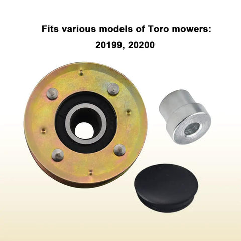 Pulley Kit For Toro 30 Inch Timemaster Turfmaster Lawn Mower With Dust Cover Replaces 121-5763 125-2532 126-0316 131-4506 131-4509 Fits 20199 20200 20975 20977 21199 21200 Easy Install Two Pack