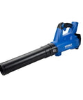 Side view of Beast Mode Brushless Cordless Leaf Blower 410 CFM At 100 MPH 24 Volt Max Li Ion Battery Not Included Blower Only