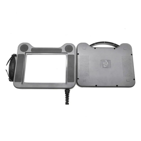 7 Inch Handheld Industrial HMI Box For Siemens Smart 700 IE V3 Controller, touchscreen enclosure front and back view, space-saving design