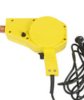 Body Repair Spot Weld Kit With Dent Puller, 800VA Spot Welder, Stud Gun Set, yellow welding tool, cable, copper tip, top view