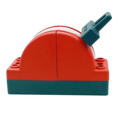 Heavy Duty 32A 0-380V DPDT Knife Disconnect Switch 2 Pole Double Throw Safety Power Disconnect For Industrial Equipment Red And Green Indicator Tough As Nails Rugged Build For Real World Use, front view