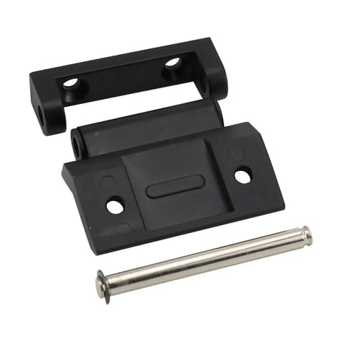 Heavy Duty Black Zinc Alloy Cabinet Hinge One Piece Built To Last For Doors And Cabinets Easy Install Friction Forged Hardware