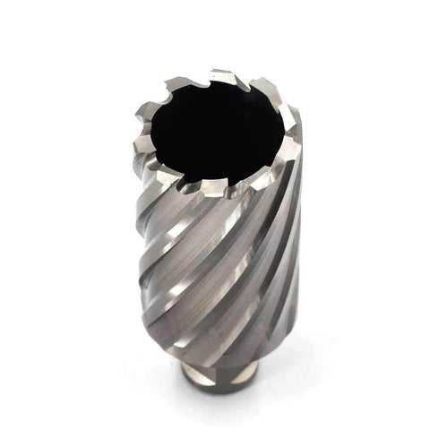 Annular cutter with Weldon shank; 3/4 in shank, 1-1/2 in cutting diameter, HSS