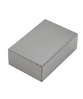 Yunnergo precision parallel block, no holes, solid metal machinist setup block, angled top-left view