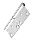 Heavy Duty Detachable Flag Hinge For Doors 5 Inch Weld-On Slip Joint Hinge Pair For Outdoor Wood Gates And Security Doors, Easy Install