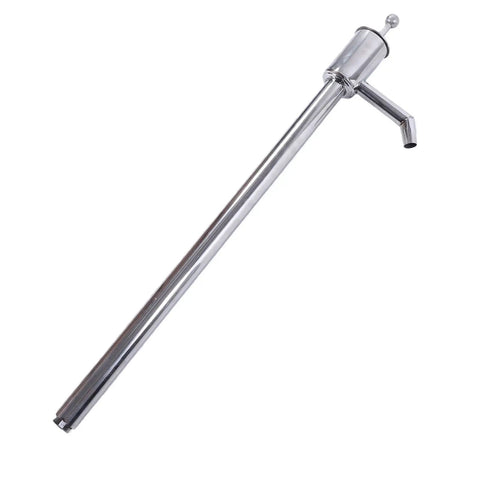Stainless Steel Hand Drum Pump For Effortless Transfer Of Water, Wine, Kerosene And Diesel Fuel Heavy Duty Manual Oil Dispenser For Farm Or Garage Drums Durable Rust Resistant Design
