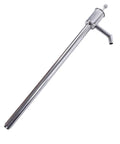 Asixxsix Heavy Duty Stainless Steel Manual Drum Pump For Oil Water And Acetone Transfer Compatible With 180L 200L 300L Barrels Universal Fit Reliable Extractor Tool with straight handle