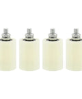 4-Pack 2.8 x 2 Inch Slide Gate Guide Roller Set With Adjustable Nylon Wheels White M12 Thread for sliding gates
