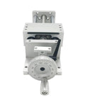 Rock Solid SFU1605 Ball Screw Nut With Manual Hand Wheel Linear Guide Rail And 700 Millimeter Stroke Slide Table For Cnc Router Engraving Setup, front view showing precision manual hand wheel.