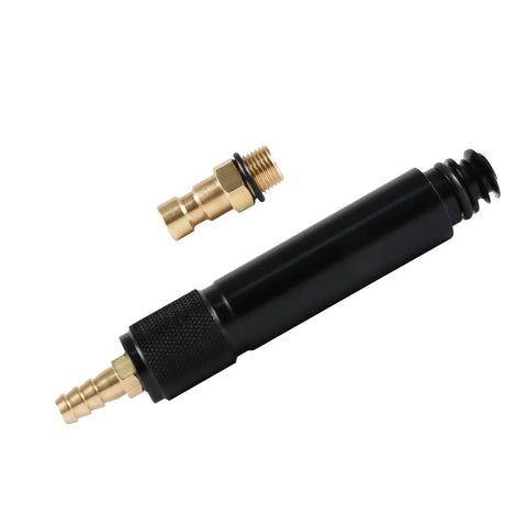 Transmission Oil Filling Adapter Kit For VW Audi DSG 7 Speed, MTF Gearbox Refill Connector Tool Set, Aluminum Anodized, Leak Proof, Easy Install, Pro Grade Maintenance Accessory For DL382, black and brass adapter parts