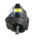 Front view of Three Phase Permanent Magnet Synchronous AC Servo Motor With Closed Loop Precision Control, showing metal casing and shaft.