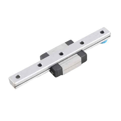 Tiny Yet Mighty Miniature Linear Rail 7mm Wide With 70mm Slide Block for Precise Motion, side view showcasing smooth glide.