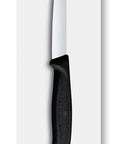 3.25 Inch Paring Knife With Straight Edge Spear Point, Ergonomic Non Slip Handle in packaging displayed vertically