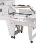Heavy Duty Automatic Pneumatic Heat Shrink Packing Machine For Bottles And Cans Wrapping With PE Film, semi industrial grade, compact design