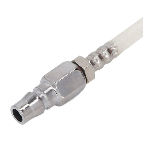 Heavy Duty Professional Grade Mini Air Die Grinder With Slick Stepless Throttle And Blazing 70000 Rpm Turbo Power For Flawless Job Shop Grind And Crisp Detail Work Equipped With Versatile Collet Kits with metallic air hose connector