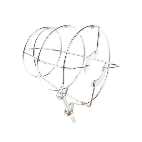 Heavy Duty Stainless Steel Fire Sprinkler Head Guard And Top Tier Protective Cage for 1/2 Inch and 3/4 Inch overhead units.