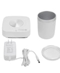 Top Pick Desk Mug Warmer And Coffee Cooler With Smart Dual Temp Control, includes 450 ml cup, power adapter, and base.