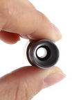 Heavy Duty Er 11 Collet Chuck Spacer Sleeve Shaft Extender Steel Straight Shank Durable For Boring Milling And Drilling Motor Spindle Upgrade Tool held in hand, showing inner diameter.