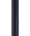 Badass 24 Inch Steel Garage Safety Bollard Wall Defender Pipe Guard With Pre Drilled Mounting Holes Matte Black Finish side view