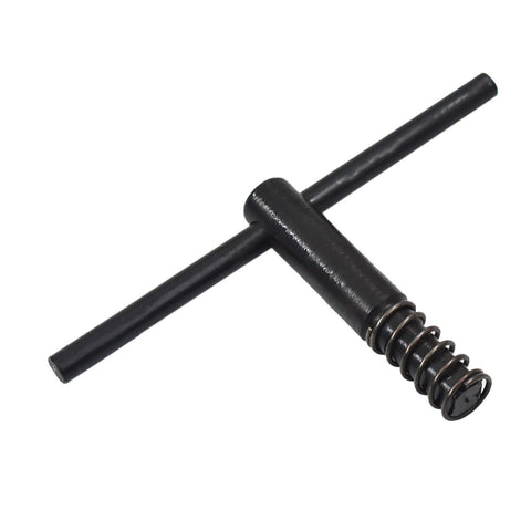 Metal wrench for 5C Collet Lathe Chuck Pro Grade Plain Back Closer for Milling, showing handle and spring mechanism