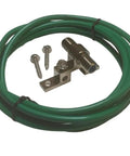 Antenna Grounding Kit With 10 AWG Solid Copper Wire 5ft And PPC Coax Ground Block For Indoor Outdoor Use UL Listed