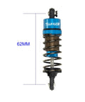 Oil Filled 62mm RC Shock Absorber Kit For Tamiya TT 01 TT 02 Hyper Go One To Fourteen H14BM 14209 Losi Upgrades Blue