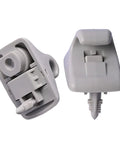Two Pack Sun Visor Retainer Clip Holder Hook Fastener Bracket Grey For Hyundai Elantra Sonata Getz Ioniq Kona Creta I20 I30 2017 2023