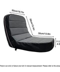 Weatherproof Tractor Seat Cover With Tool Pockets And Anti Slip Backing Padded No Sweat Oxford Fabric Lawn Mower Protector