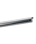 Heavy Duty Stainless Steel Paint Sprayer With Long Reach Pole And Precision Adjustable Nozzle close-up view of stainless steel pole end.