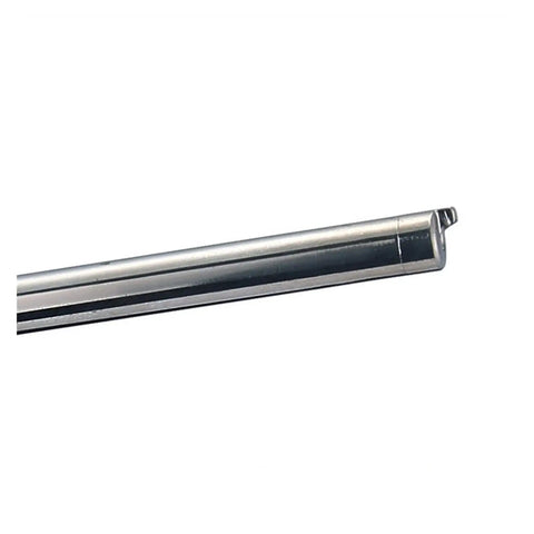 Heavy Duty Stainless Steel Paint Sprayer With Long Reach Pole And Precision Adjustable Nozzle close-up view of stainless steel pole end.