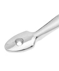 Close-up of 2 pack zinc alloy cabinet pull handles vintage door pulls for wardrobe and furniture bright chrome finish 128mm hole spacing