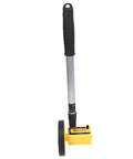 KIMISS Accurate Extendable Measuring Wheel for Construction, Lightweight in yellow and black, displaying the adjustable rod and measurement dial.