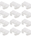 12 Pack Plastic Drawer Slides For Furniture Replacement Rails Easy Install With No Tools Needed Durable Plastic Guides
