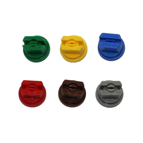 Colorful nozzles from 30 Pcs Knapsack Sprayer Accessory Set With Wide Angle Fan Shaped Nozzles For Garden Watering