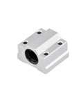 Linear slide block from Sixteen Pack 550mm T8 Lead Screw Kit With 2 550mm Linear Motion Rods 4 Linear Slide Blocks And 4 SK8 Shaft Supports.
