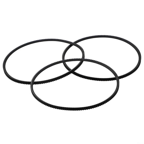 Top Tier Polyurethane Lathe Belts Delivering Badass Power Transfer For Mini Motors Cold Resistant Build Sleek 38Mm Bore Fit Straight Fire Replacement Drive Belts Three Pack