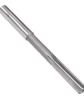 Chucking Reamer 10mm H7 HSS Lathe Reamer With 6 Straight Flutes Round Shank viewed at an angle for precise reaming