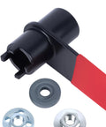 Dual Head Angle Grinder Wrench With Four Claw End And Hex Socket For Quick Accessory Swaps Pro Grade Multi Function Grinder Tool