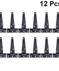 12 Pack 4 Inch T Shape Hinges Built To Last Heavy Duty Rustproof Iron Gate And Door Hardware With Six Screw Holes Flexible Quiet Open And Close