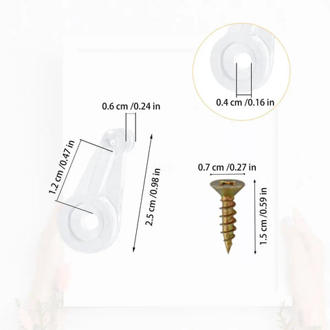 Heavy Duty Cabinet Door Glass Retainer Clips With Screws Top Shelf Replacement Hardware For Window Mounting dimensions and measurements