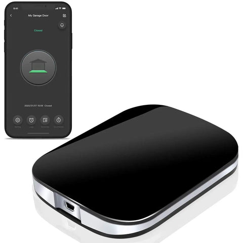 WiFi Garage Door Opener Remote With Alexa Google Assistant And Siri Open And Close From Anywhere On The Go On iPhone Or Android 2 4GHz