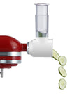 All In One Slicer Shredder Attachment For Stand Mixers Veggie Cheese Grater And Salad Maker Food Slicer slicing cucumber