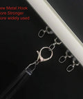 Two Pack 36 Inch Universal Drapery Pull Rods InvisiClear Curtain Wand with metal hook attached to rail for easy operation