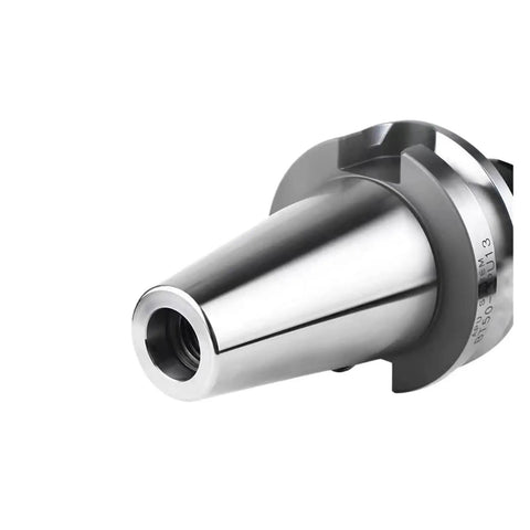 Rock Solid Bt50 Cnc Collet Clamp Kit Pro Series Self Tightening Milling And Grinding Tool Holder close-up view of stainless steel spindle