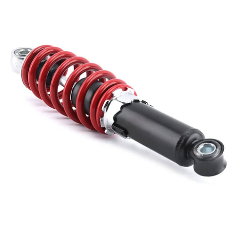 250mm Front And Rear Suspension Spring For 70cc To 125cc ATV Go Kart Buggy Dirt Bike Pit Bike Shock Absorber With Threaded Mount For Quick Install And Easy Height Adjustment Plus Preload Tuning To Boost Stability On Road And Trail, side view