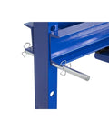 12 Ton Shop Press For Garages, DIYers, And Repair Shops With Fast Pump, 6.9 Inch Stroke, Heavy Duty H Frame, Multi Position Bed, 2400 Lb Capacity.